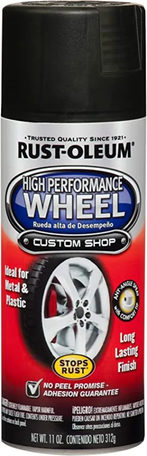 11OZ High Performance Wheel Spray Paint - Black