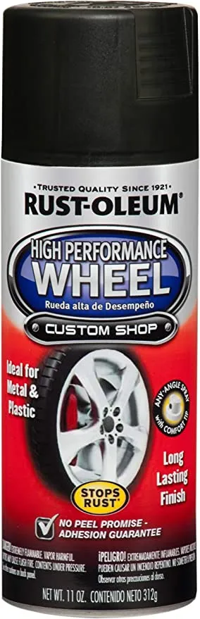 11OZ High Performance Wheel Spray Paint - Black