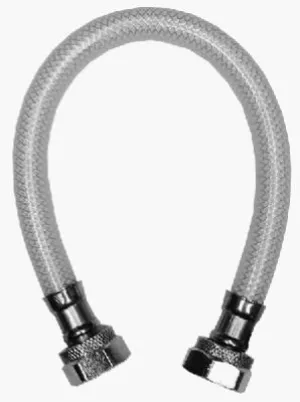 12 In. Faucet Connector - Reinforced Poly Vinyl