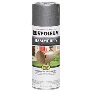 12 OZ Stops Rust Hammered Spray Paint - Gray