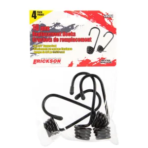 4-pack. 10mm Replacement Bungee Hooks
