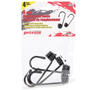 4-pack. 8mm Replacement Bungee Hooks