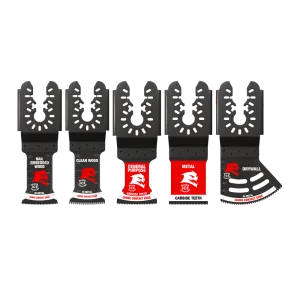 5 pc Universal Fit General Purpose Oscillating Blade Set