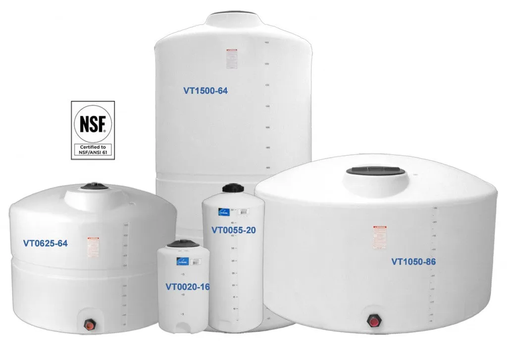 505 Gallon Vertical Tank