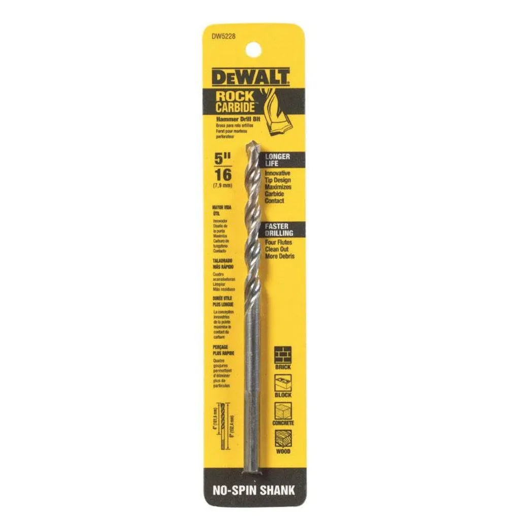 5/16 IN. x 6 IN. Drill Bit Premium Percussion