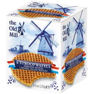 8 Count  Caramel Filled Stroopwafels in a Box