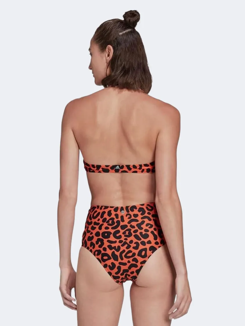 Adidas Rich Mnisi Women Swim Bikini Set Orange/Black