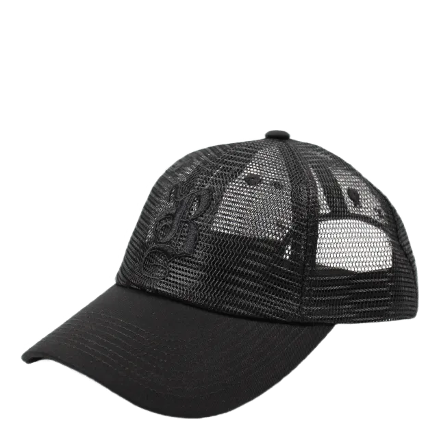 B Mesh Hat Black