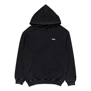 Basic Pullover Hood Washed Black