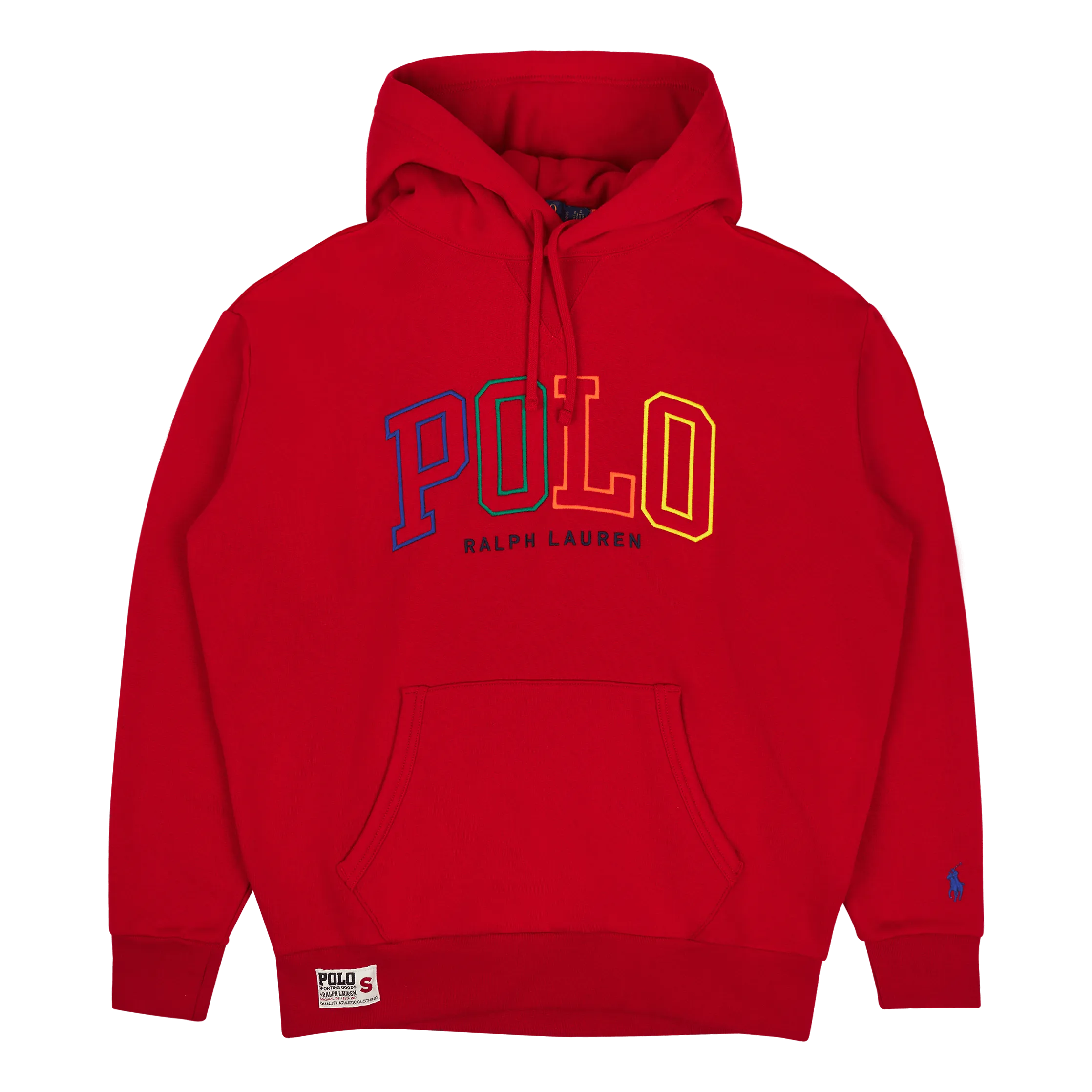 Big Fit Logo Fleece Hoodie RL 2000 Red