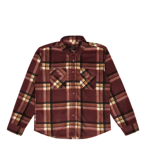 Bowery L/s Arctic Stretch Flee Mahogany Plaid