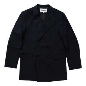 Boxed Suit Blazer Navy