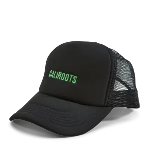 Cali Trucki Cap Embro All Black/green