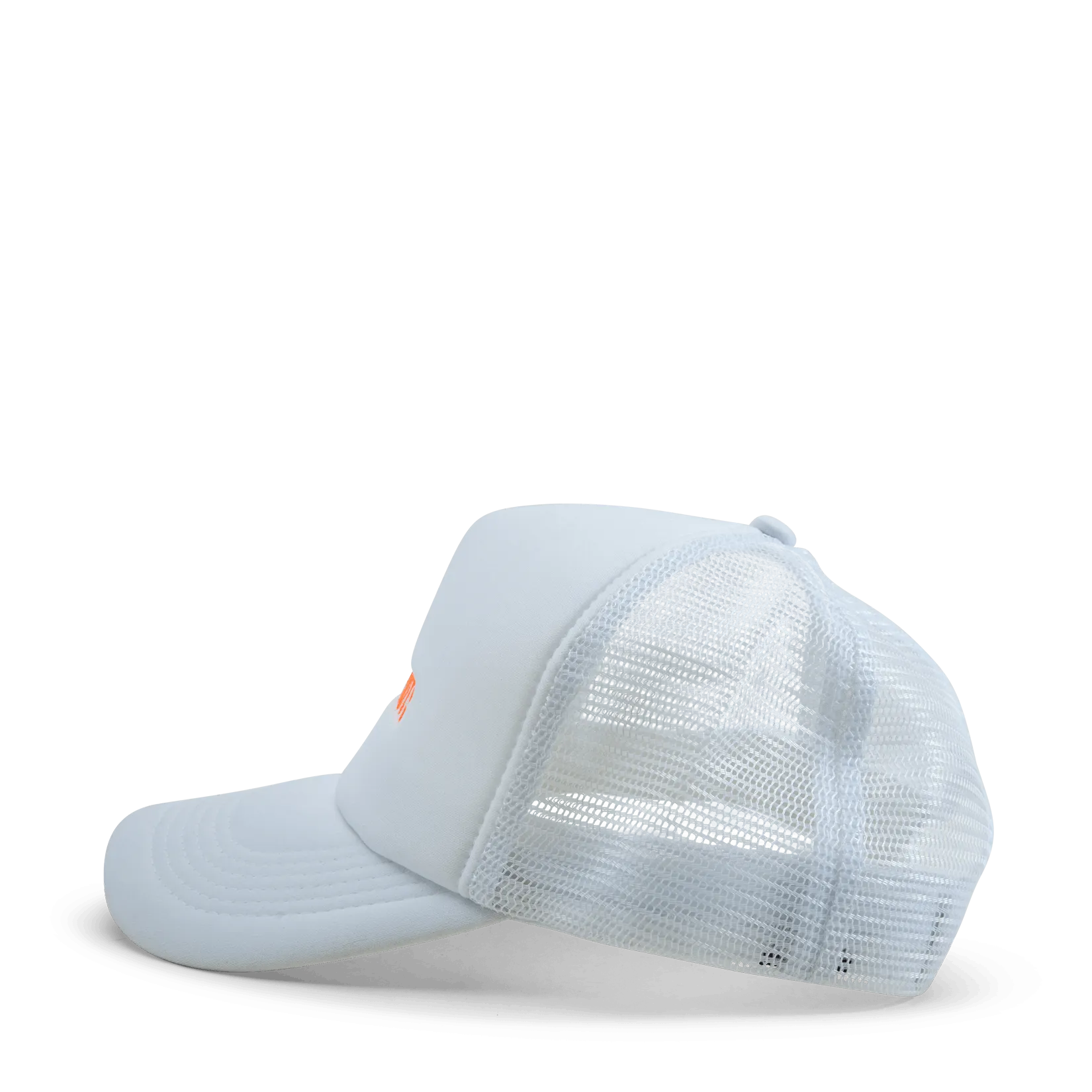 Cali Trucki Cap Embro All White/orange