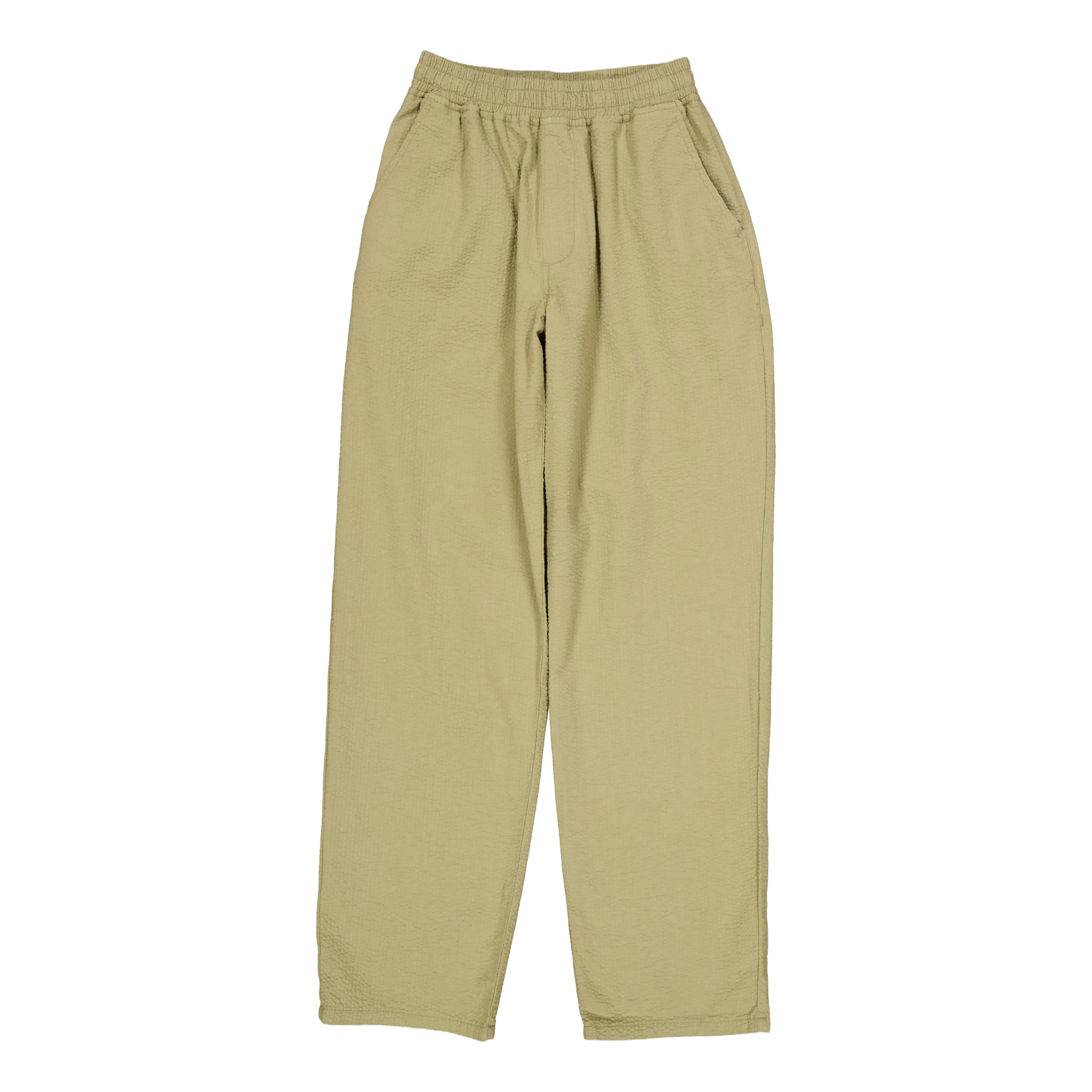 Calm Pants Olive Seersucker
