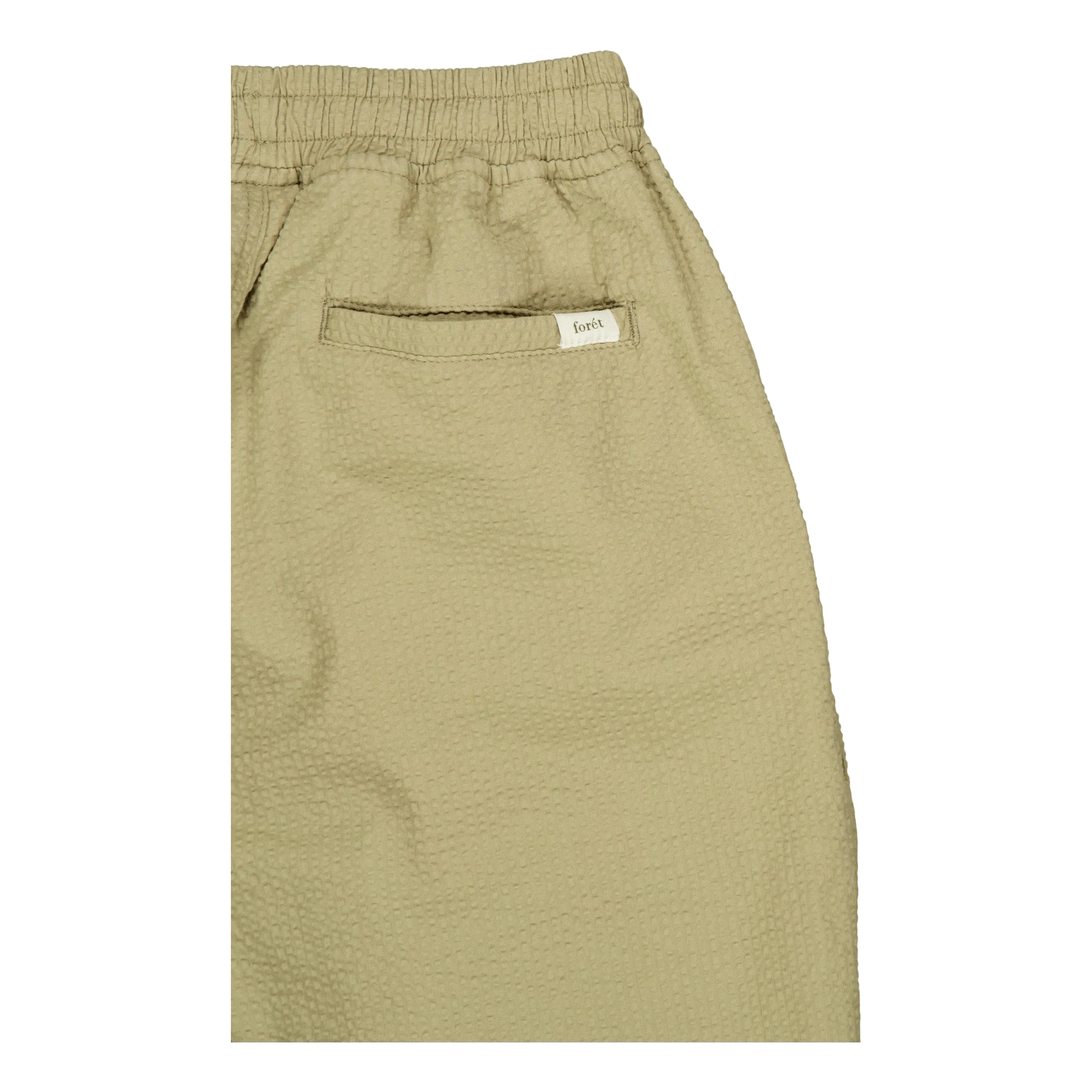 Calm Pants Olive Seersucker