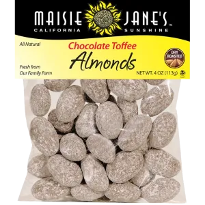 Chocolate Toffee Almonds - 4 oz