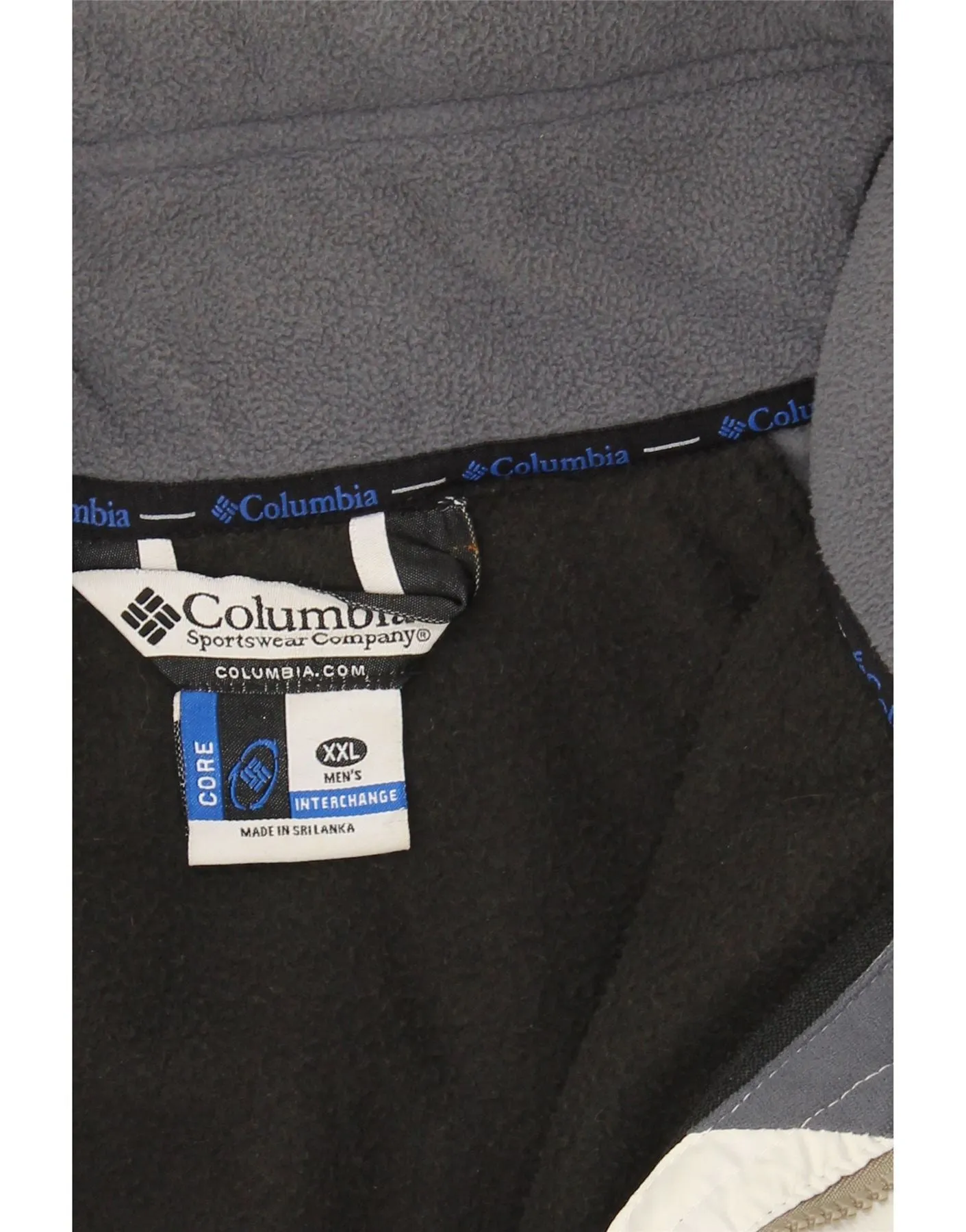 COLUMBIA Mens Windbreaker Jacket UK 44 2XL Beige Colourblock Nylon