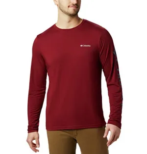 Columbia Sportswear Herren Longsleeve Miller Valley Graphic. Red Jasper. DAR. XL. 1866251