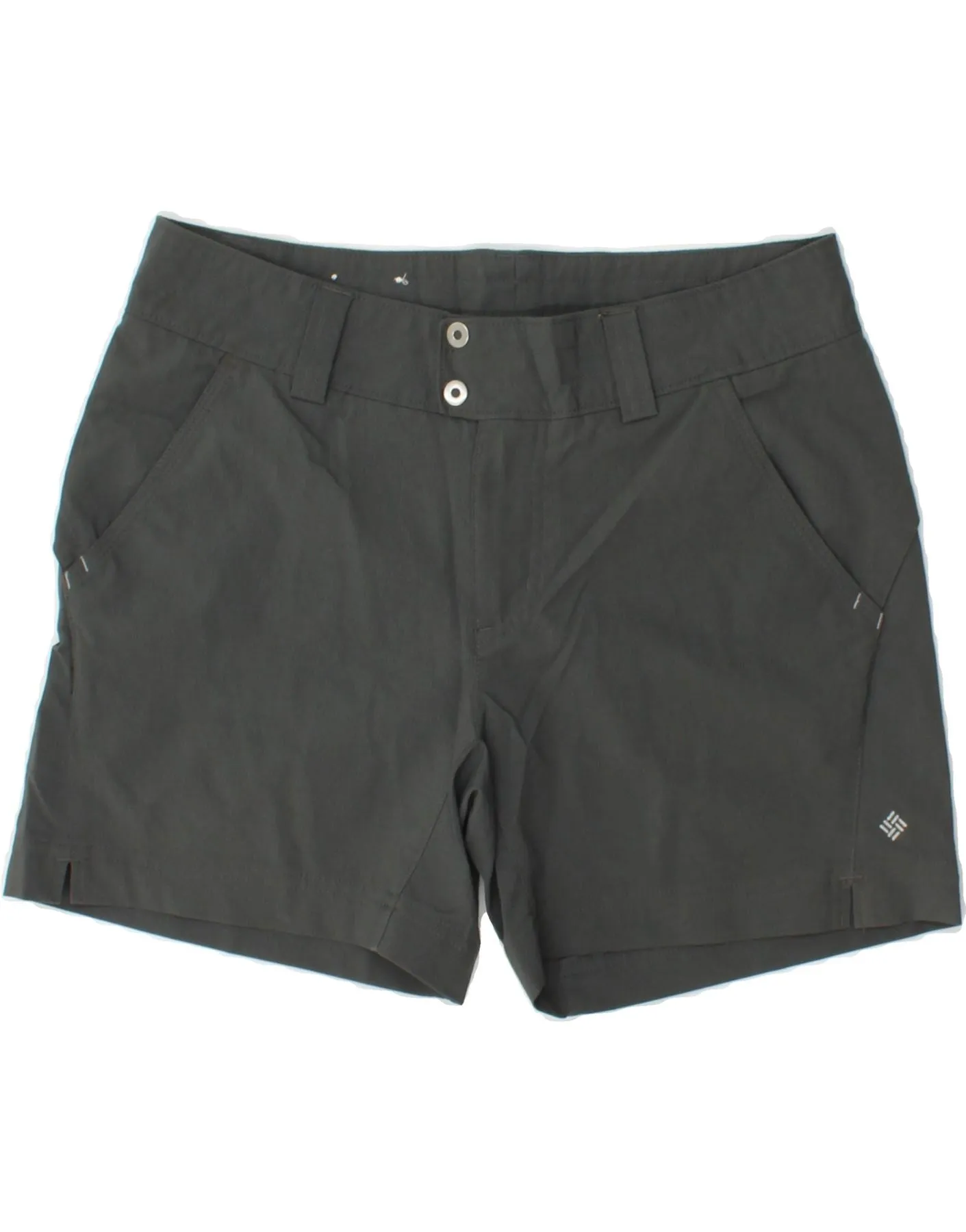 COLUMBIA Womens Omni-Shade Chino Shorts US 4 Small W31 Grey Polyester