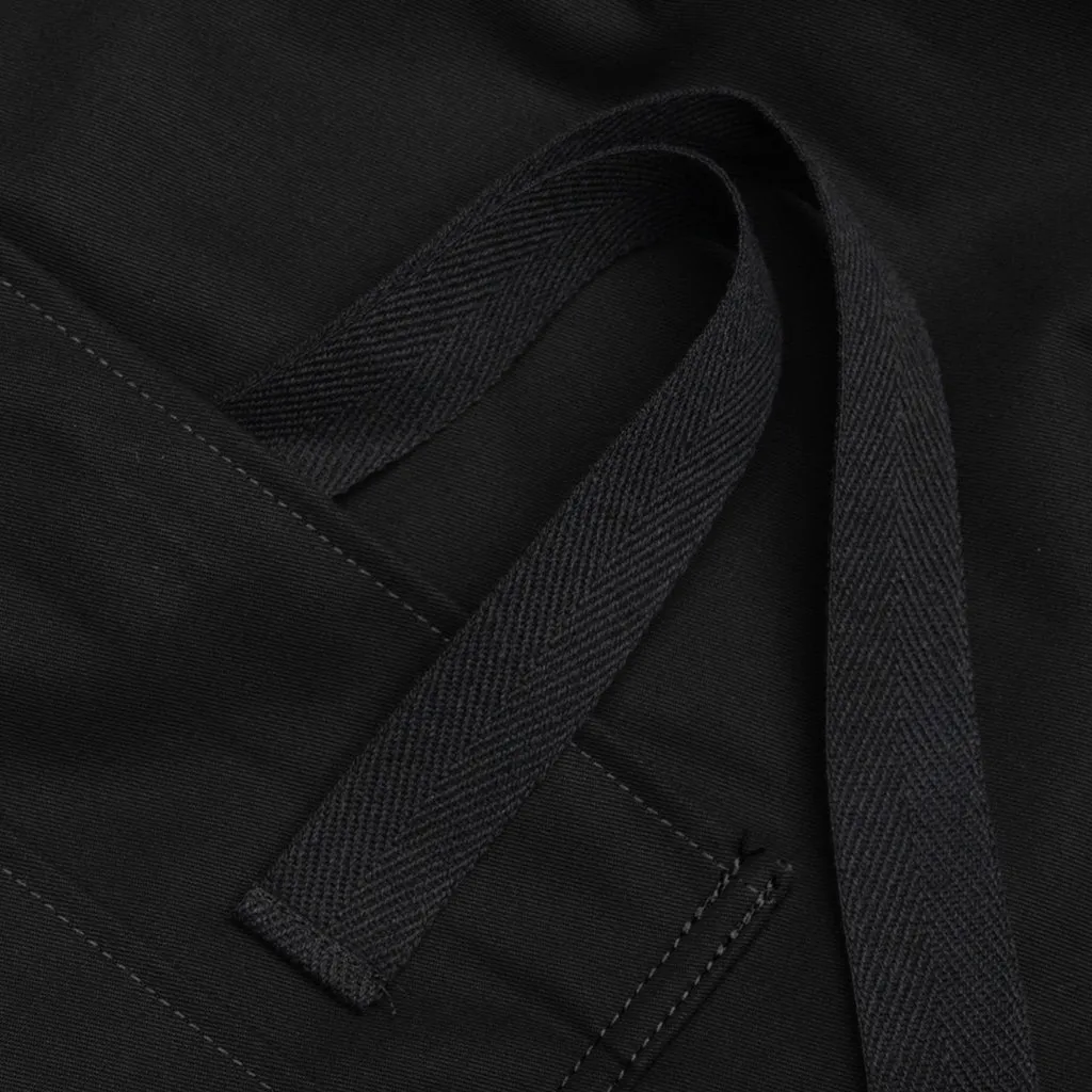 Cotton Twill Pants - Black