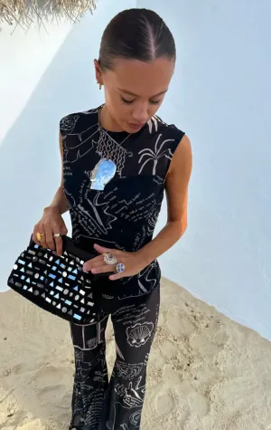 Mono Palma Mesh Top
