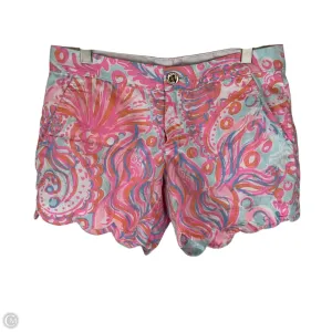 Shorts Designer By Lilly Pulitzer In Orange & Pink, Size: 2