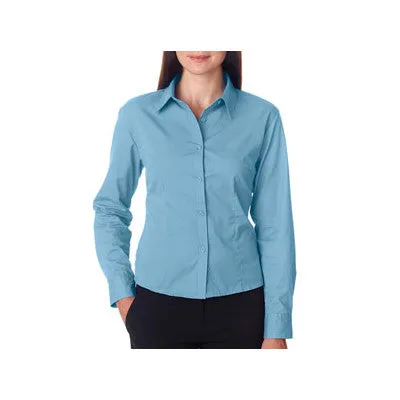UltraClub Ladies' Whisper Twill Shirt