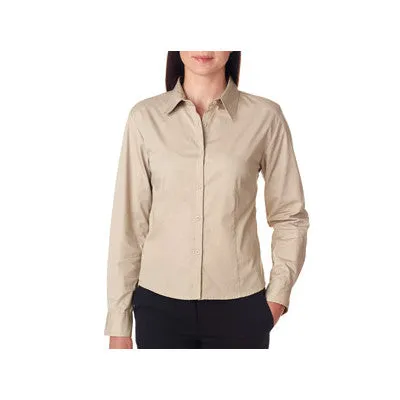 UltraClub Ladies' Whisper Twill Shirt