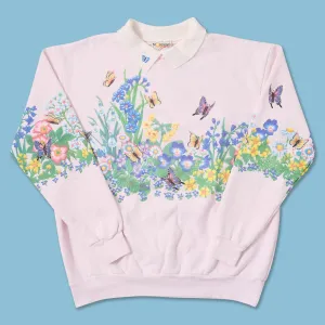 Vintage Flower Sweater Large