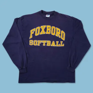 Vintage Foxboro Softball Longsleeve XLarge