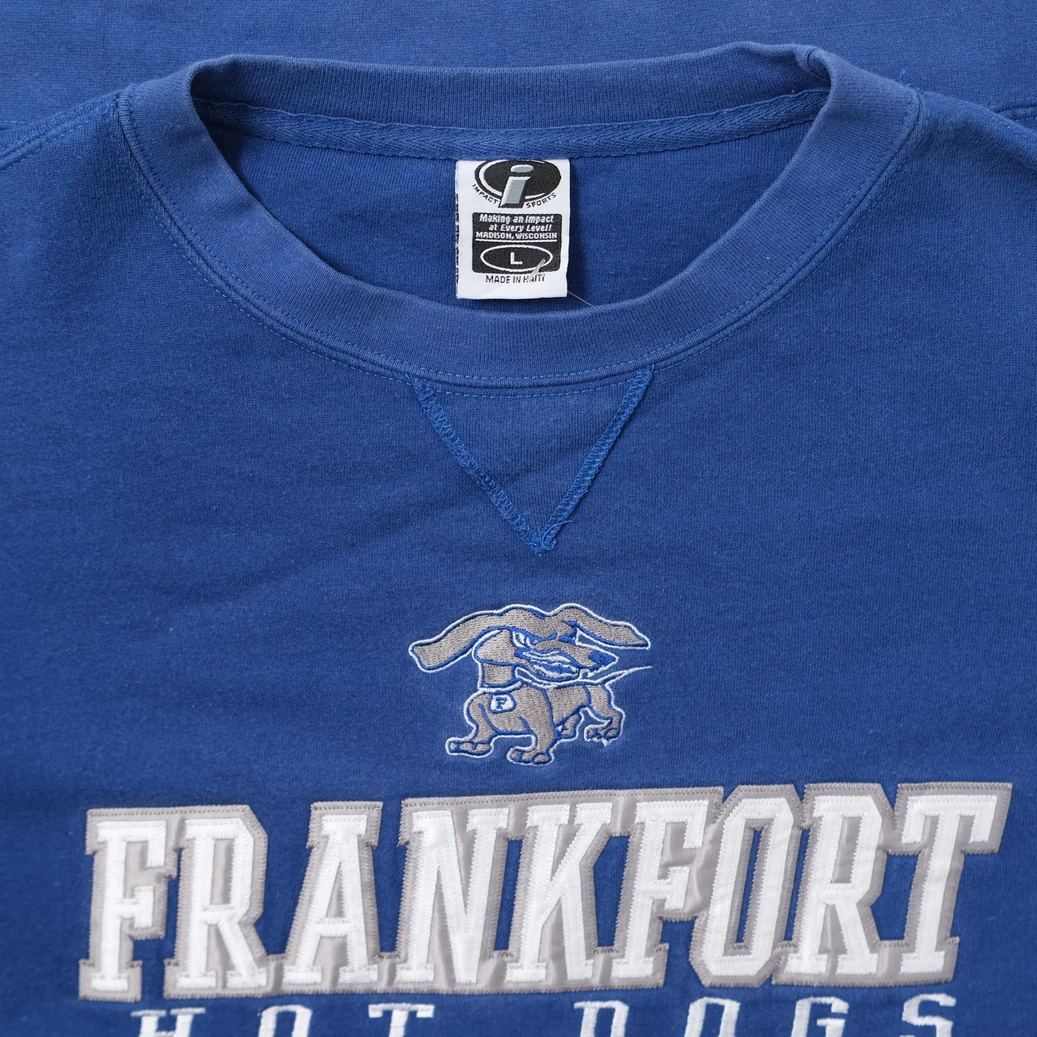 Vintage Frankfurt Hot Dogs Sweater Large