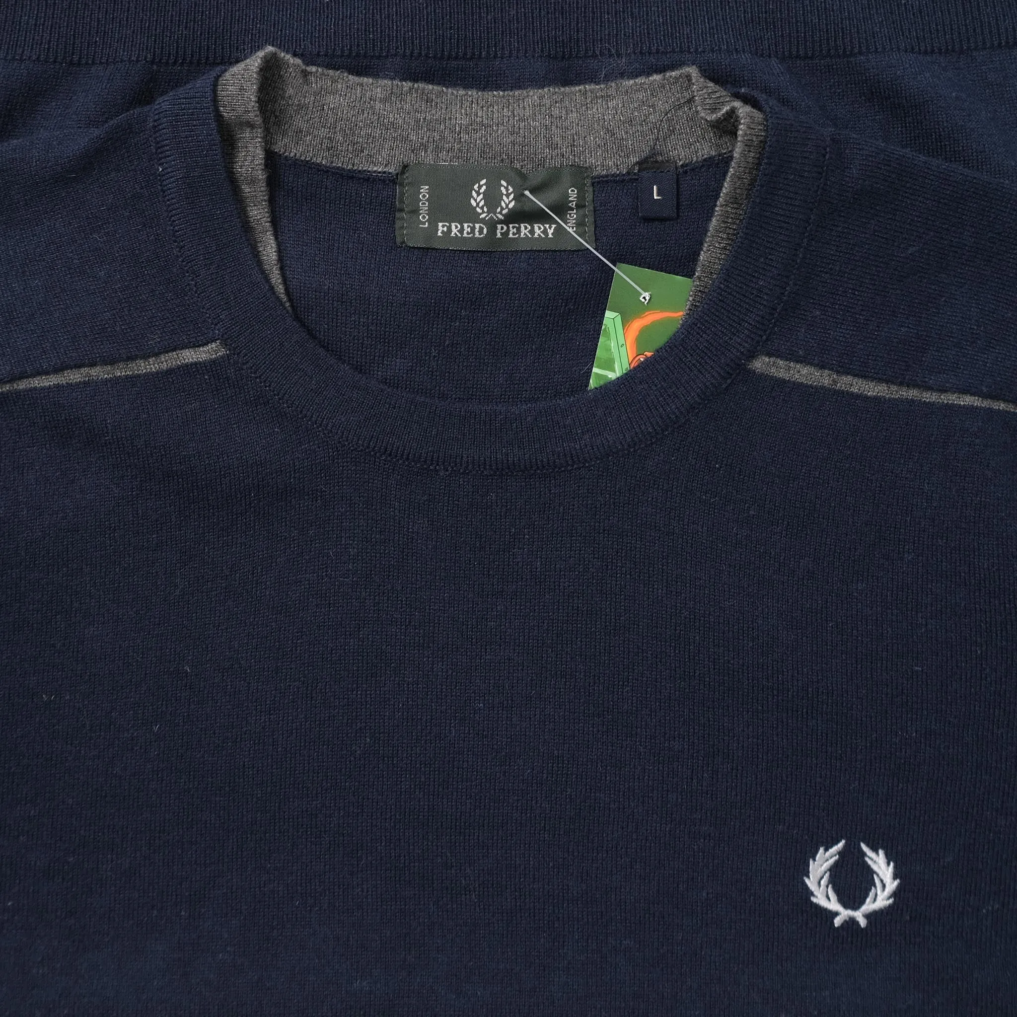 Vintage Fred Perry Knit Sweater Large