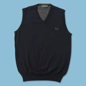 Vintage Fred Perry Knit Vest Large