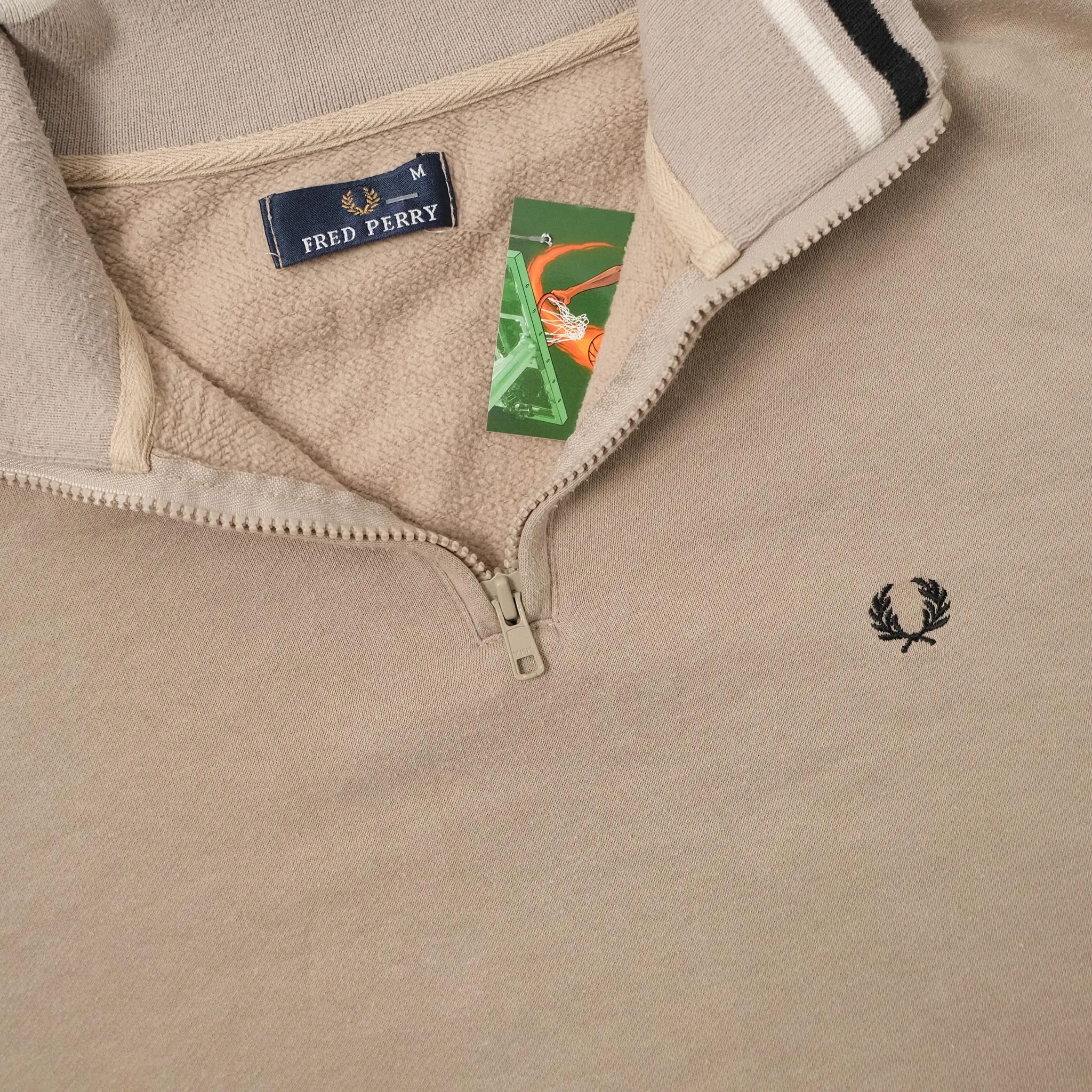 Vintage Fred Perry Q-Zip Sweater Medium