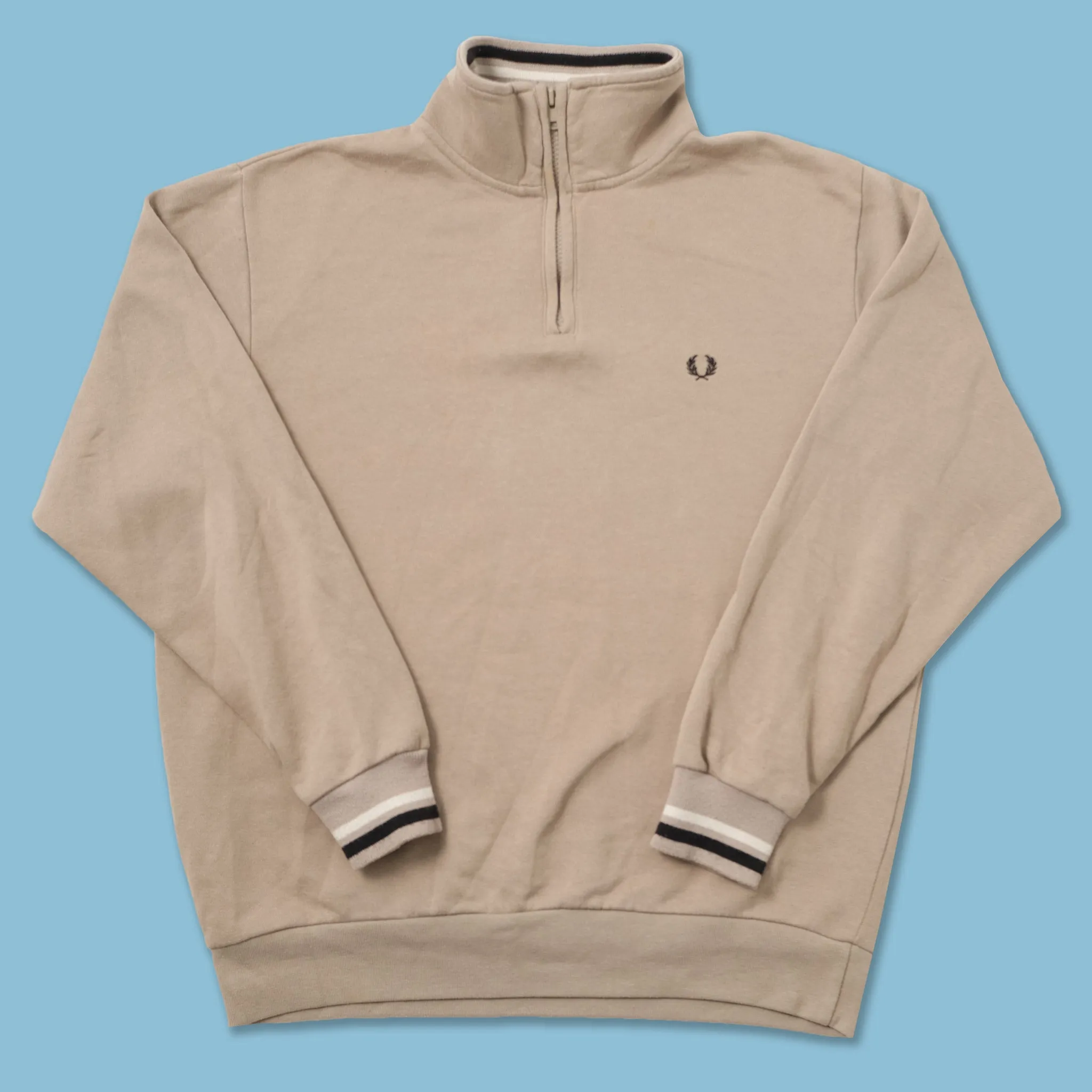 Vintage Fred Perry Q-Zip Sweater Medium