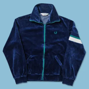 Vintage Fred Perry Velour Track Jacket Small