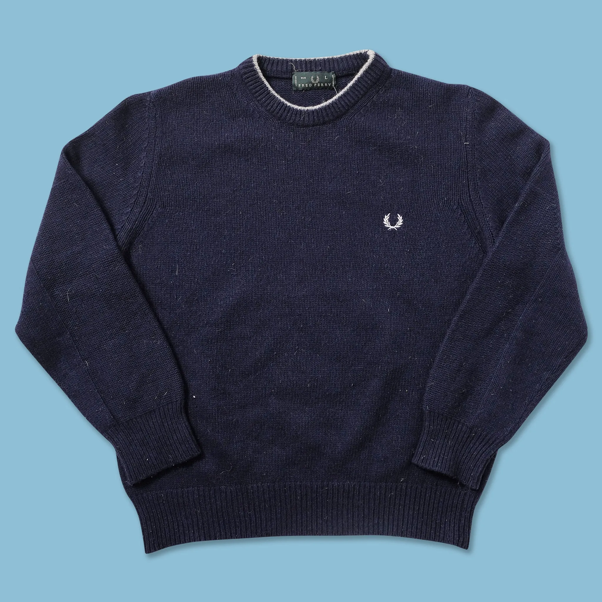Vintage Fred Perry Wool Sweater Medium