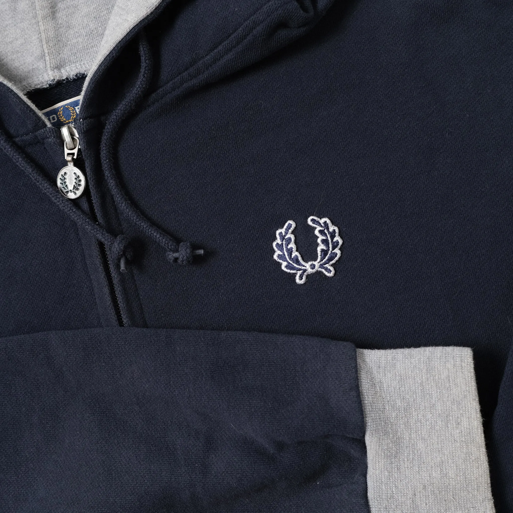 Vintage Fred Perry Zip Hoody Large