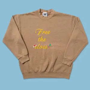 Vintage Free The Elves Sweater Medium