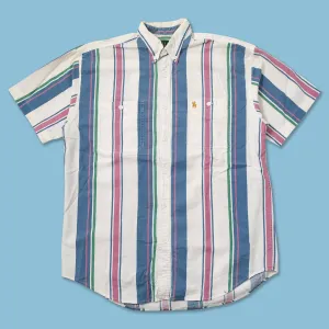Vintage Gallop Striped Shirt Large