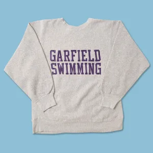 Vintage Garfield Swimming Sweater Large