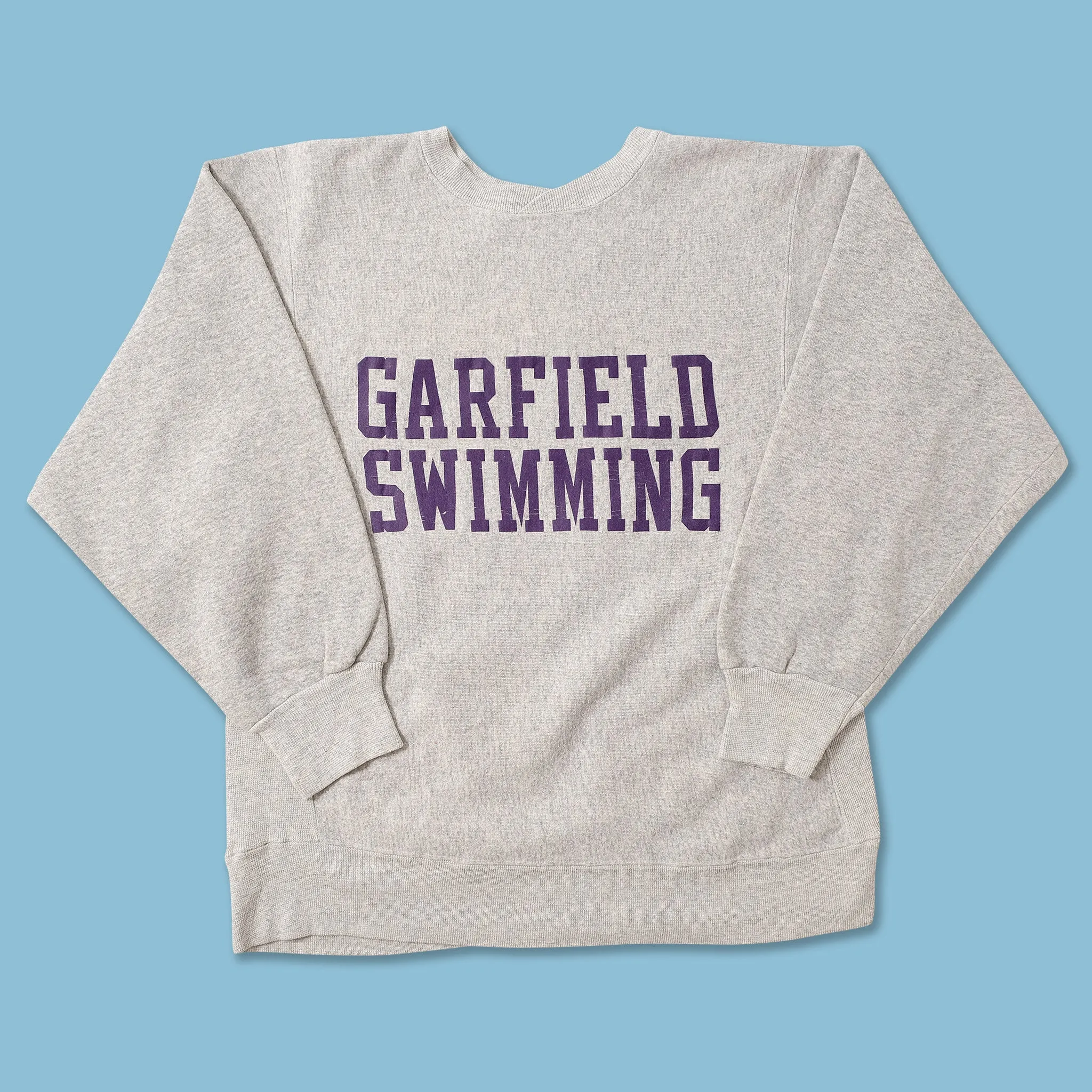 Vintage Garfield Swimming Sweater Large